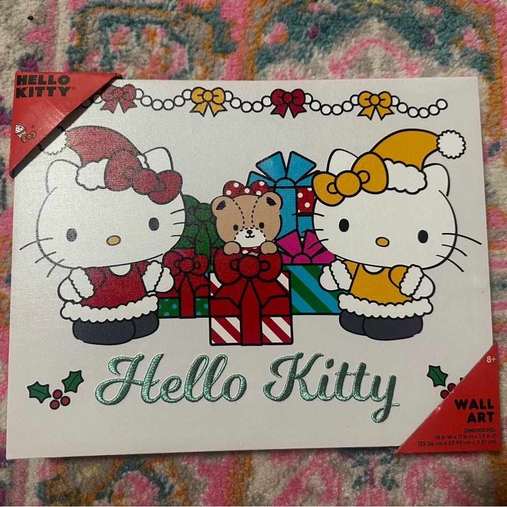 Hello Kitty Xmas Wall Art